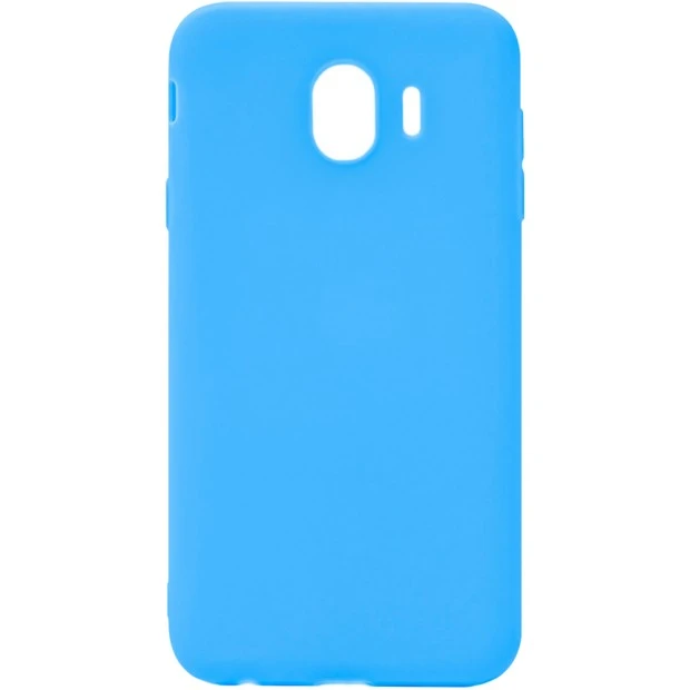 Силіконовий чохол iNavi Color для Samsung Galaxy J4 (2018) J400 (блакитний)