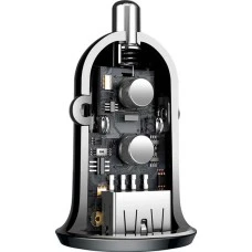 Baseus Grain Pro Car Charger CCALLP-01 4.8A 2USB (Black)
