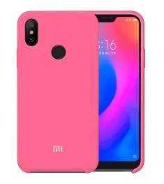 Оригінальний силіконовий чохол 360 для Xiaomi Redmi 6 Pro  /  Mi A2 Lite (рожеви..