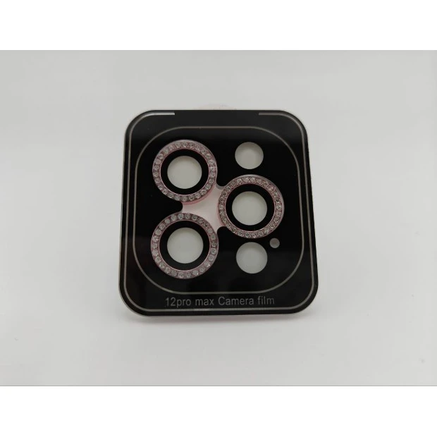 Захисне скло на камеру Diamond Glass Apple iPhone 12 Pro Max  /  13  /  13 Mini (Рожевий  /  Pink)