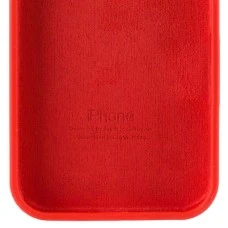 Силіконовий оригінальний круглий чохол Apple iPhone 16e (05) Product RED