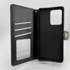 Leather Book Case Gallant for Xiaomi Poco X5 Pro 5G  /  Redmi Note 12 Pro 5G (Black)