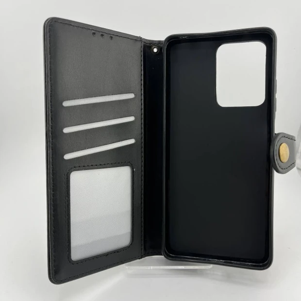 Leather Book Case Gallant for Xiaomi Poco X5 Pro 5G  /  Redmi Note 12 Pro 5G (Black)