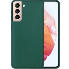 Силіконовий Original 360 Чохол для Samsung Galaxy S21 (Темно-зелений)