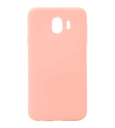 Силіконовий чохол iNavi Color для Samsung Galaxy J4 (2018) J400 (рожевий)