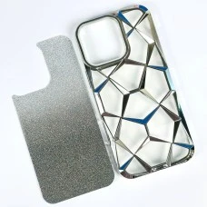 Накладка 3D Prism Metal Apple iPhone 16 Pro (Silver)