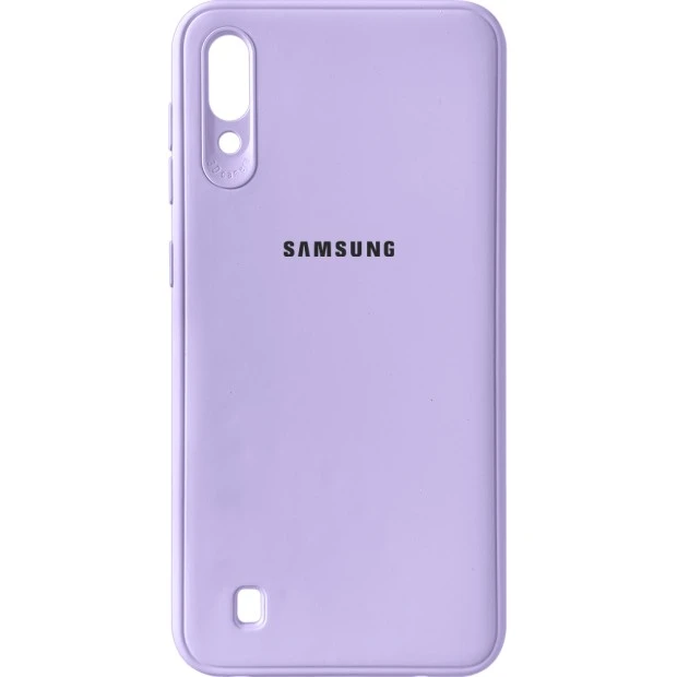 Силіконовий чохол-накладка для Samsung Galaxy M10 (Фіалковий)
