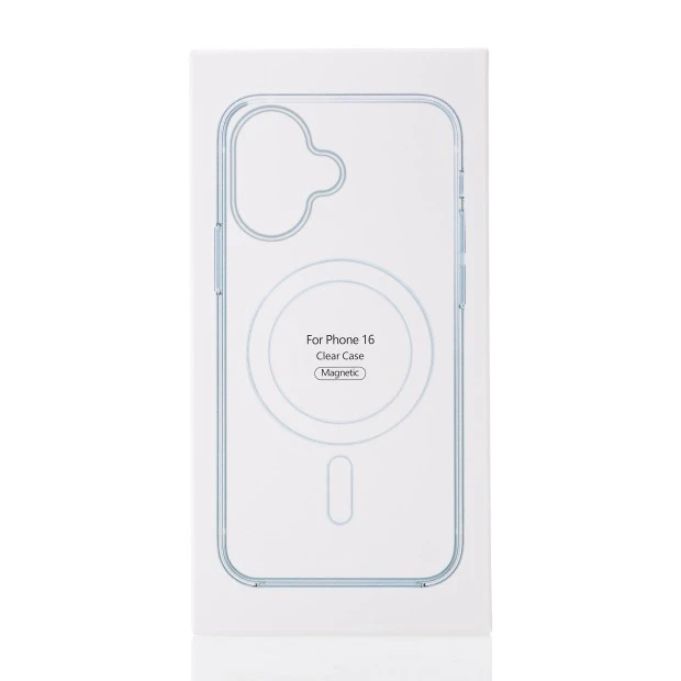 Чехол Clear Case Premium with MagSafe Apple iPhone 16 (Прозрачный)
