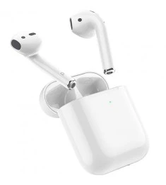 Бездротові навушники-гарнітура Hoco Airpods 2 (EW02) (Білий) (Знижка) (2 Категор..