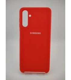 Силіконовий оригінальний чохол 360 з логотипом для Samsung Galaxy A13 5G (червон..