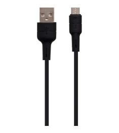 USB-кабель Borofone Silicone BX30 (MicroUSB) (Чёрный)