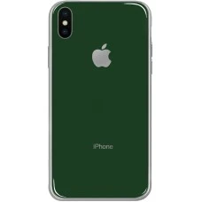 Силикон Zefir Case Apple iPhone Xs Max (Темно-зелёный)