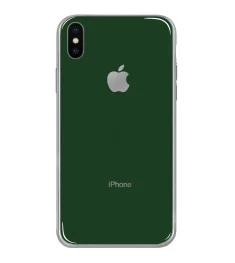 Силикон Zefir Case Apple iPhone Xs Max (Темно-зелёный)