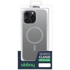 Силіконовий чохол Alabay Cloud Matte для Apple iPhone 15 Pro Max (Сірий)
