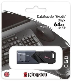 USB 3.2 флеш-накопичувач Kingston DataTraveler Exodia Onyx DTXON 64Гб