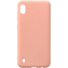 Силіконова накладка iNavi Color для Samsung Galaxy A10 (2019) (Рожева)
