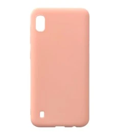 Силіконова накладка iNavi Color для Samsung Galaxy A10 (2019) (Рожева)