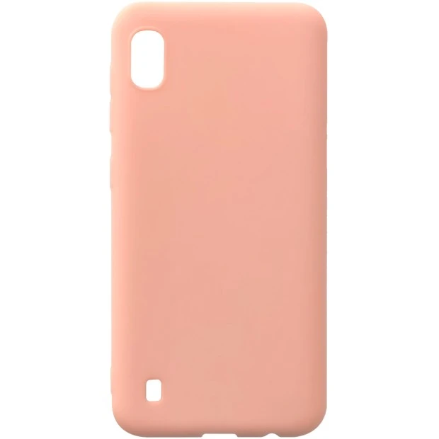Силіконова накладка iNavi Color для Samsung Galaxy A10 (2019) (Рожева)