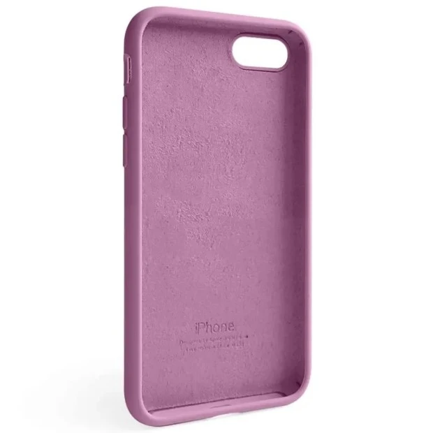 Силіконовий оригінальний чохол круглої форми для Apple iPhone 7  /  8  /  SE (01) Bilberry.