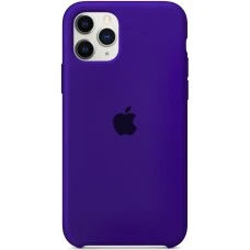 Силіконовий оригінальний чохол Apple для iPhone 11 Pro (02) ультрафіолетовий