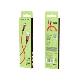 USB Cable Borofone BX20 (MicroUSB) (Red)