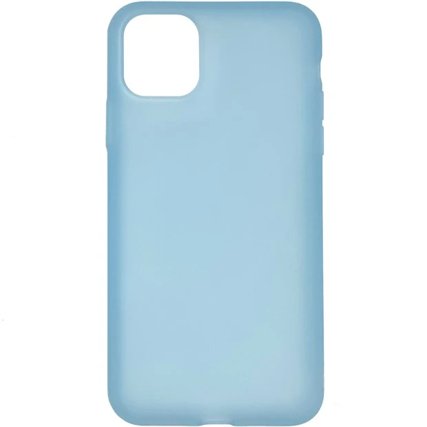 Силікон TPU Латекс Apple iPhone 11 (Блакитний)