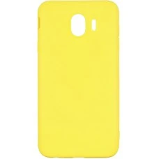 Силикон iNavi Color Samsung Galaxy J4 (2018) J400 (жёлтый)