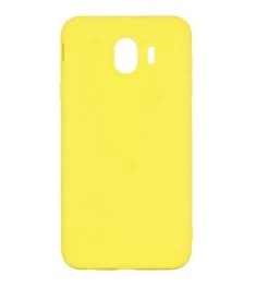 Силикон iNavi Color Samsung Galaxy J4 (2018) J400 (жёлтый)