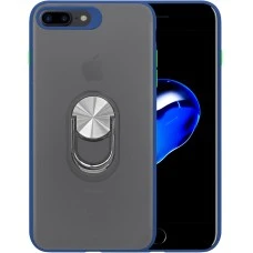 Totu Ring Magnetic Case Cover for Apple iPhone 7 Plus  /  8 Plus (Blue)