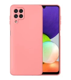 Силіконовий чохол Original 360 для Samsung Galaxy A22 (2021) (ShutCam) (Рожевий)..