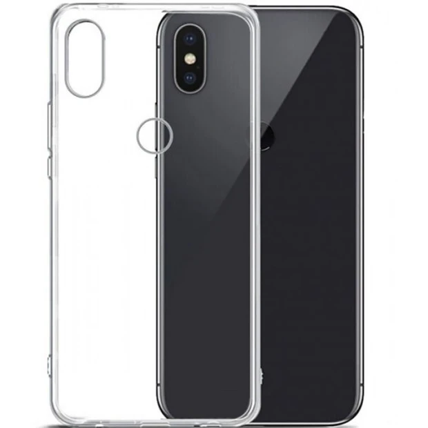 Силіконовий чохол WS для Xiaomi Redmi Note 6 Pro (прозорий)