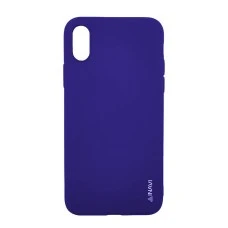 Силикон iNavi Color iPhone X / XS (фиолетовый)