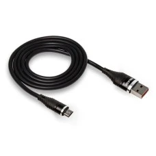 USB-кабель Walker C735 (1м) (MicroUSB) (Чорний)