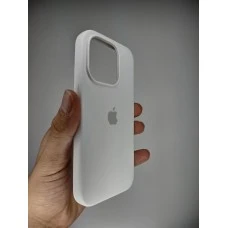Силікон Original Round Case Apple iPhone 15 Pro (06) White