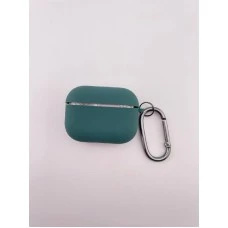 Чехол для наушников Full Silicone Case with Microfiber Apple AirPods Pro 2 (55) Blackish Green