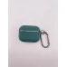 Чохол для навушників Full Silicone Case with Microfiber Apple AirPods Pro 2 (55) в кольорі темно-зеленому
