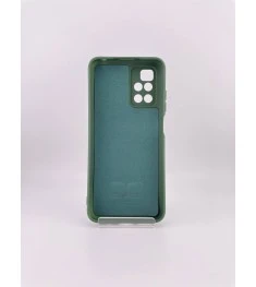 Силіконовий чохол Original Xiaomi Redmi 10 (ShutCam) (темно-зелений)