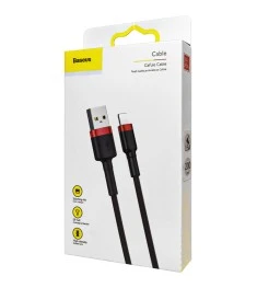 Кабель USB Baseus Cafule Special Edition 1.5A (2м) (Lightning) (Чорний) CALKLF-C..