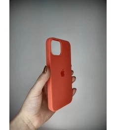 Силіконовий оригінальний чохол круглої форми Apple для iPhone 14 (рожевий цитрус..