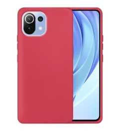 Силіконовий Original 360 Чохол для Xiaomi Mi 11 (Полуничний)