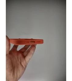 Силіконовий оригінальний чохол круглої форми для Apple iPhone 13 (Грейпфрут)