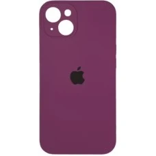 Силикон Original RoundCam Case Apple iPhone 15 (28) Brinjal
