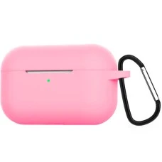 Футляр для наушников Full Silicone Case Apple AirPods Pro (Розовый)