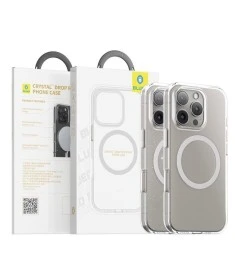 Прозорий чохол Blueo Crystal Pro Drop Resistance MagSafe для Apple iPhone 16 (B4..