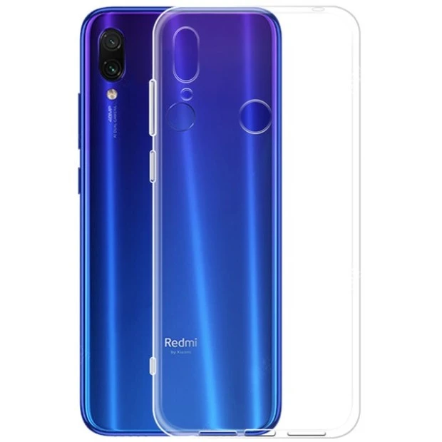 Силикон WS Xiaomi Redmi Note 7 / Note 7 Pro / Note 7s (ShutCam) (Прозрачный)