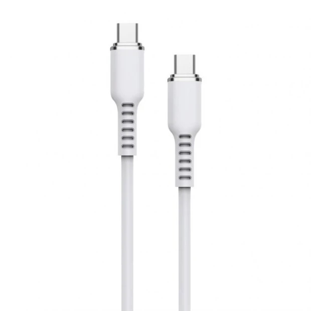 USB-кабель Walker C795 100W (1м) (Type-C - Type-C) (Білий)