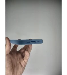 Силіконовий Оригінальний Чохол Круглої Форма для Apple iPhone 13 Pro (37) Блакит..