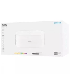 Настільна лампа-нічник з бездротовою зарядкою Proove Glow 1200mAh (Біла) PLPG001..