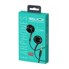 Проvодні навушники-гарнітура вкладиші Walker H735 (Чорний)