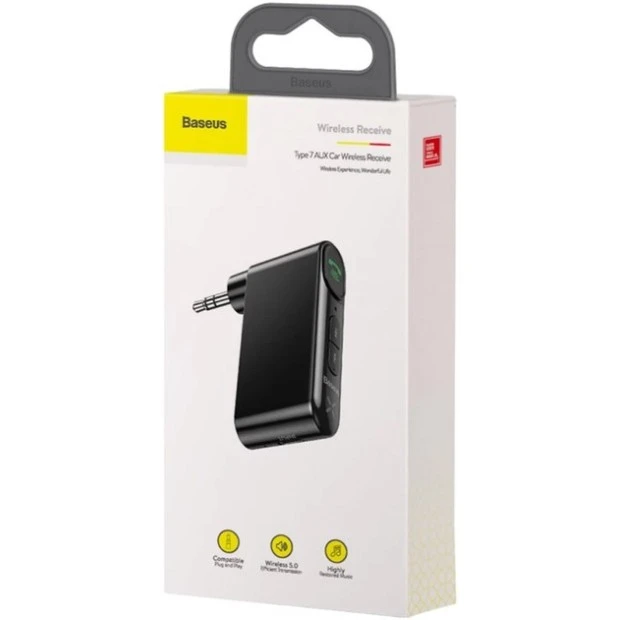 USB-адаптер Bluetooth Приймач Baseus BSBA-02 USB3.0 - 3.5мм (Чорний) WXQY010001